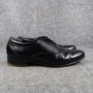 Stuart Holmes Dress Shoes Mens 9 Oxford Lace Up Formal Black Leather Classic